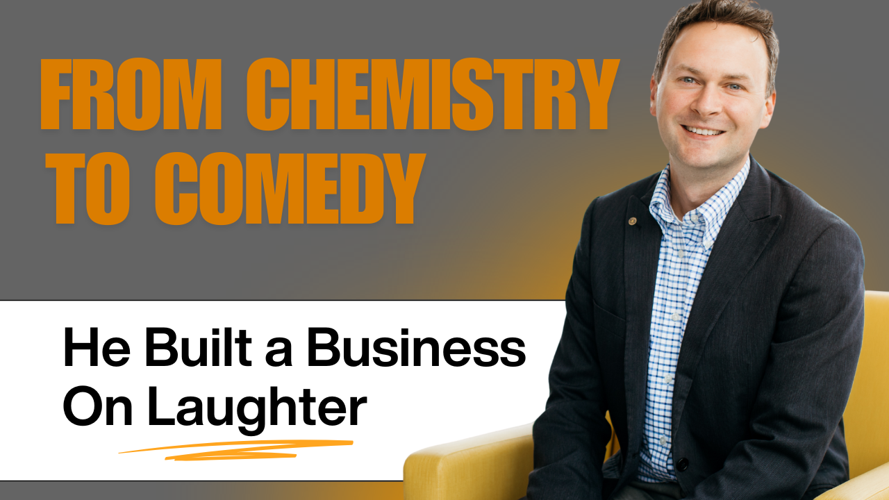 He built a business on laughter